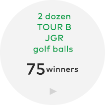 2 dozen TOUR B JGR golf balls 75winners
